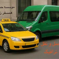 راننده تاکسی و ون طرح دار