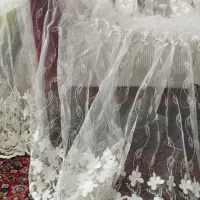 پرده توری یک و نیم متری|پرده، رانر، رومیزی|تهران, فلسطین (میدان انقلاب)|دیوار