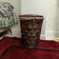 سبد حصیری بزرگ
