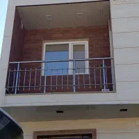 اجرای نرده استیل راه پله.پله گردون،دوجداره