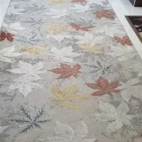 فرش ماشینی ترک طرح برسام  ، نقش برگ برجسته