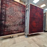 فرش ۹ متری شرابی نگارین ۱۲۰ شانه نخ اکرولیک|فرش|مشهد, امیر|دیوار