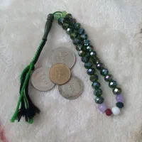 تسبیح کلکسیونی کارشده بسیار شیک قدیمی|کلکسیون اشیاء عتیقه|پرند, فاز ۵|دیوار