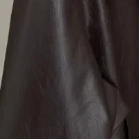 کت چرم قهوه ای