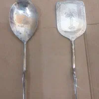 یک جفت سرویس سرو قدیمی