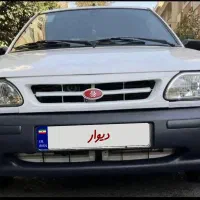 پراید مدل 97 بدون رنگ لاستیک خارجی در حد خشک فول