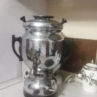 سماورگازی استیل سنگین وبراق