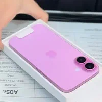 فروش گوشی آیفون۱۶نرمال رنگ صورتی نو و بسیار تازه