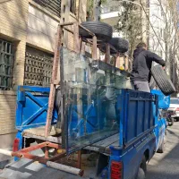 حمل و جابجایی شیشه سکوریت و سنگ اسلب کارگر خالی|خدمات حمل و نقل|تهران, قلهک|دیوار