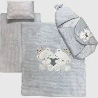 سرویس خواب نوزاد ۴تیکه مخمل فروشگاه سیسمونی115