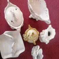 پارچ ولیوان سفالی|ظروف سرو و پذیرایی|قزوین, |دیوار