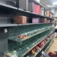 50 متر قفسه فروشگاهی مشکی