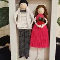 عروسک مکرومه|صنایع دستی و سایر لوازم تزئینی|کیش, |دیوار