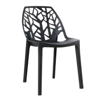 صندلی پلیمری شاخ و برگی بدون دسته