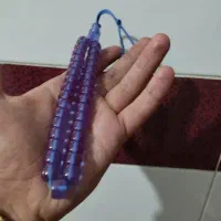 تسبیح سندلوس یاسی و بنفش رنگ فوق کلکسیونی