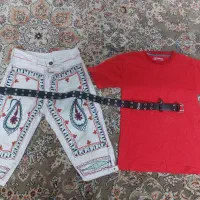 لباس شلوارتیشرت کمربندباستانی زورخانه درسن۱۰-۱۲سال