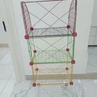 قفسه فلزی جا کتابی|کتابخانه، شلف، قفسههای دیواری|امیدیه, |دیوار