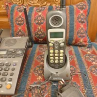 تلفن بیسیم  پاناسونیک دو گوشی|تلفن رومیزی|تهران, صد دستگاه|دیوار