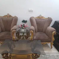 مبل سلطنتی۹ نفره با سه عدد عسلی|مبلمان خانگی و میز عسلی|اندیشه, اندیشه فاز ۱|دیوار