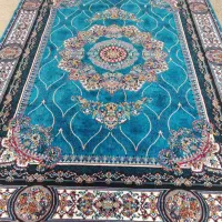 فرش نیلای روشن