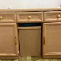 فروش تخت 2نفره همراه با 2عدد پا تختی و میز ارایش|تخت و سرویس خواب|آبادان, |دیوار