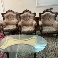 مبل 7 نفره سلطنتی|مبلمان خانگی و میز عسلی|گرگان, |دیوار