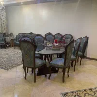 فروش مبلمان ۹ نفره همرا با میزناخارخوری و فرش|مبلمان خانگی و میز عسلی|تهران, سردارجنگل|دیوار