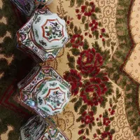 انتیک بانکه چینی نقاشی قدیمی|کلکسیون اشیاء عتیقه|تهران, آبشار|دیوار
