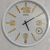 ساعت دیواری آنجل دو موتوره آرام گرد نو