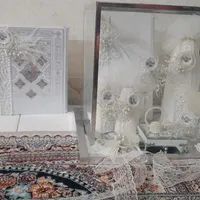 ست بله برون نو استفاده نشده همراه با قران نفیس|صنایع دستی و سایر لوازم تزئینی|تهران, ابوذر (منطقه ۱۵)|دیوار