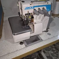 چرخ خیاطی صنعتی زیگزال ۴نخ دینام سرخود جک E3