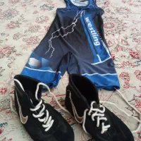 لباس کشتی وکفش کشتی مناسب ۷تا۹ سال|تجهیزات ورزشی|مشهد, گلبرگ|دیوار