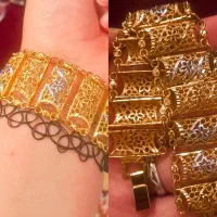 دسبند نو تازه خریدم طلا روسه با النگو عوضش میکنم