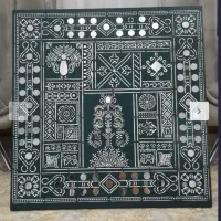 تابلو تکسچر طرح فرش و لیپان ارت وتابلو ساعت ماه|تابلو، نقاشی، عکس|کرمان, |دیوار