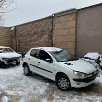 پژو206تیپ2تصادفی  از قبل بیرنگ