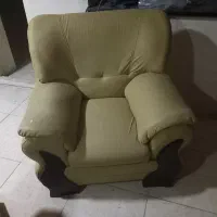 مبل هفت نفره چرمی|مبلمان خانگی و میز عسلی|قائم‌شهر, |دیوار