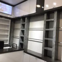 قفسه و کمد ام دی اف|کتابخانه، شلف، قفسه‌های دیواری|اهر, |دیوار