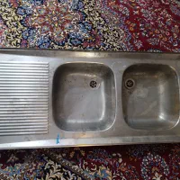 سینک ظرفشویی دوقلودر ابعاد 120در50