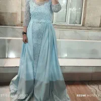 لباس جشن نگین کاری شده