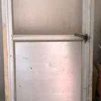 درب آلومینیومی سنگین عرض ۹۰ و درب آهنی ورودی