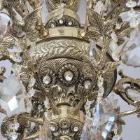 لوستر برنزبزرگ ۸شاخه|لوستر و چراغ آویز|کوهدشت, |دیوار