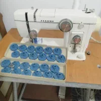 چرخ خیاطی ژانویه ژاپنی اصل قدیمی کم کار