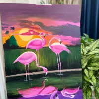 نقاشی فلامینگو