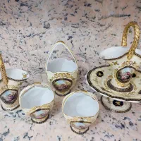 ظروف طلاکوب لیلی و مجنون گل برجسته پذیرایی دکوری