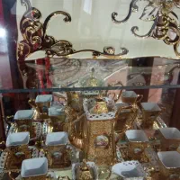 گنجه با تمام ظروف|بوفه، ویترین، کنسول|مشهد, شهرک شیرین|دیوار