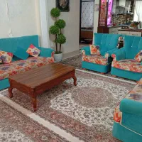 مبل هفت نفره|مبلمان خانگی و میز عسلی|رشت, کاکتوس|دیوار