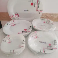 سرویس چینی 25 پارچه آذین اوپال|ظروف سرو و پذیرایی|کازرون, |دیوار