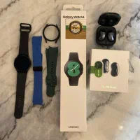 گلکسی بادز لایو و گلکسی واچ 4 40mm