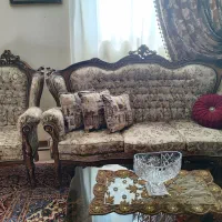 سرویس مبلمان هفت نفره با ناهار خوری سالم ونو|مبلمان خانگی و میز عسلی|اصفهان, کوجان|دیوار