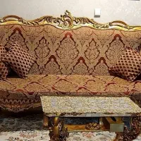 مبل سه نفره کاناپه چوب سالم تمیز